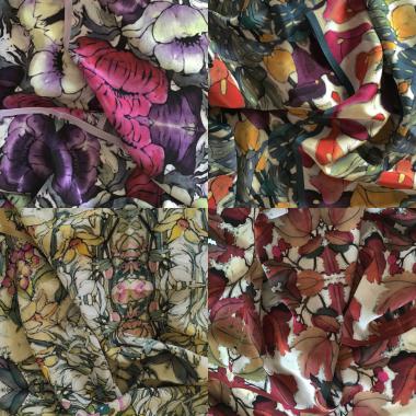 As promised - 4 new silk scarves