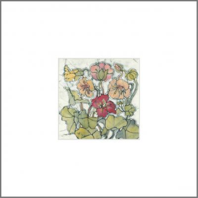 Nasturtium - small original Batik.