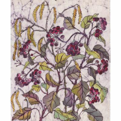 Catkins and Ivy Print