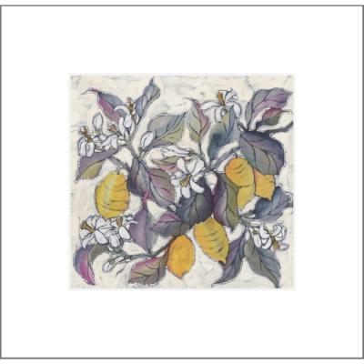 Lemons - Original Batik Painting.