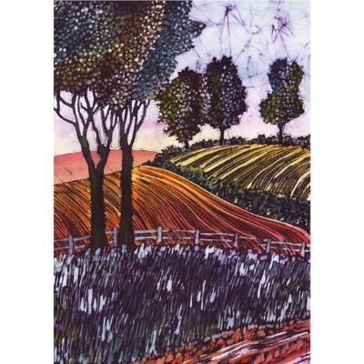 No.763 Ploughed Field - signed print.