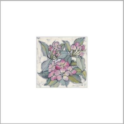 Blossom - small original Batik painting.