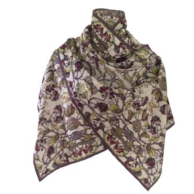 Catkins and Ivy - Silk Scarf