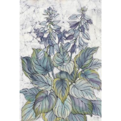 Hosta - Original Batik Painting.